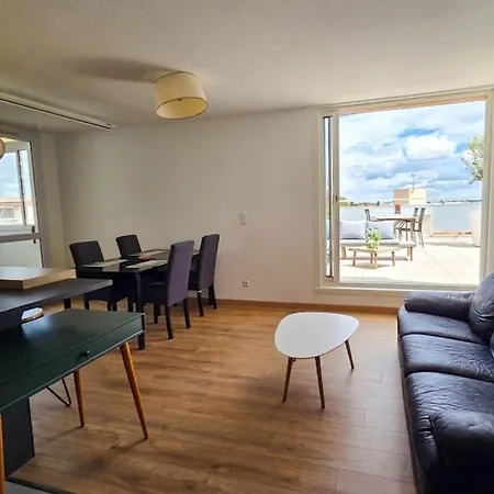 Nouveau T3 Stellar Rooftop Апартаменты Монпелье